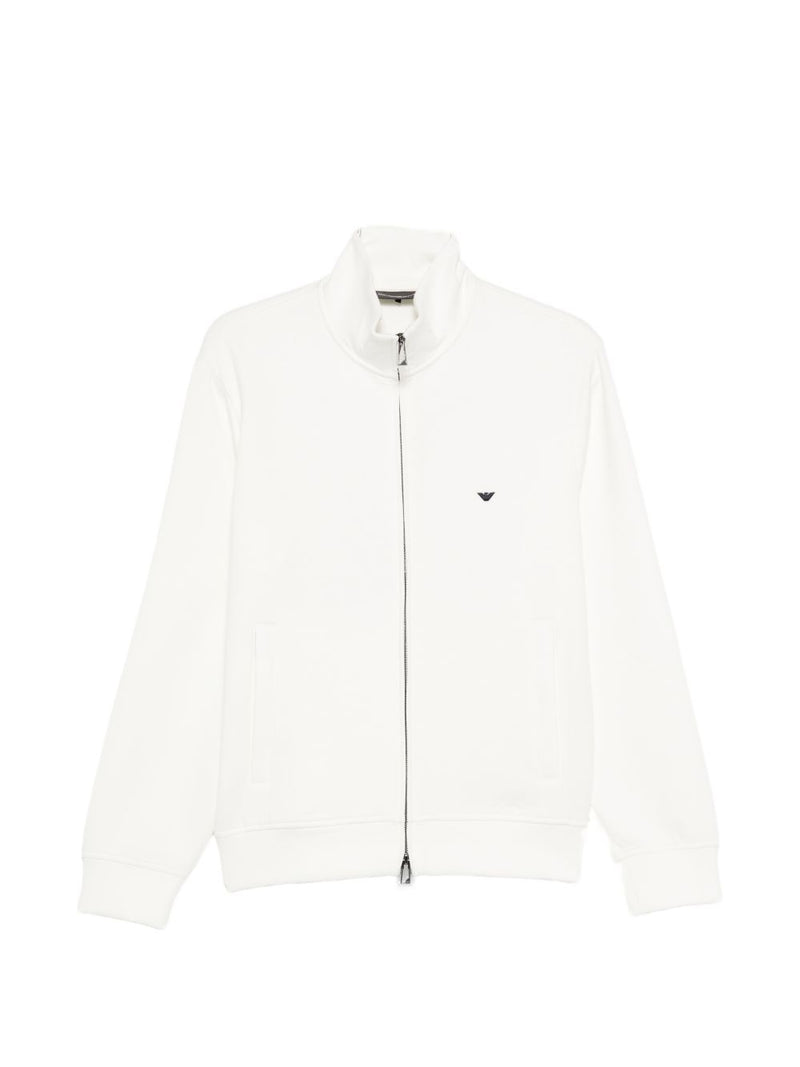 Emporio Armani Logo cotton sweatshirt | Urbalenti™ NYC