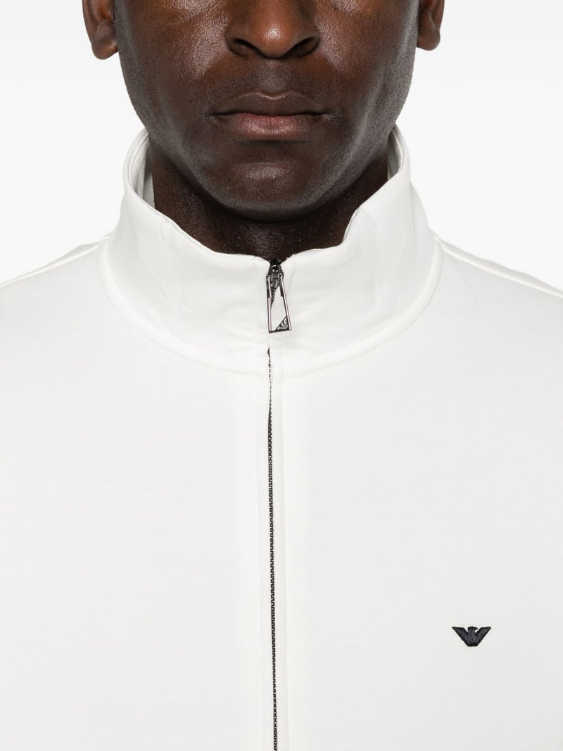 Emporio Armani Logo cotton sweatshirt | Urbalenti™ NYC