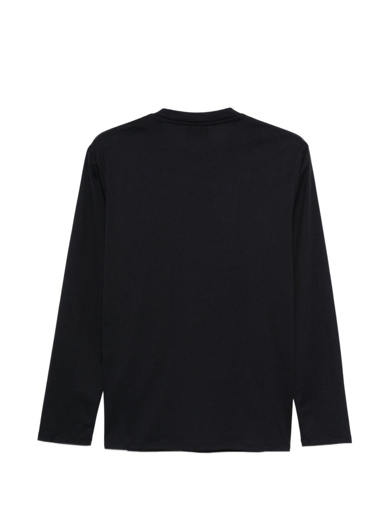 Emporio Armani Logo cotton t-shirt | Urbalenti™ NYC