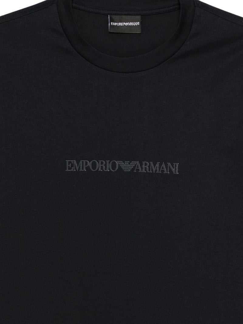 Emporio Armani Logo cotton t-shirt | Urbalenti™ NYC
