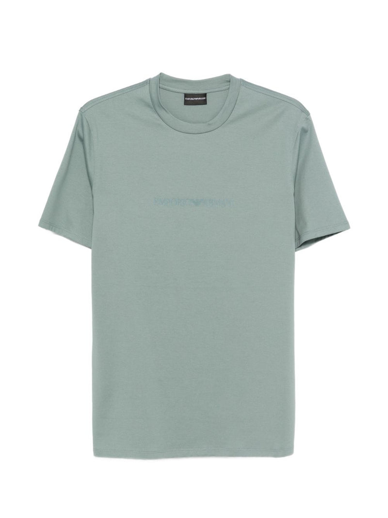 Emporio Armani Logo cotton t-shirt | Urbalenti™ NYC