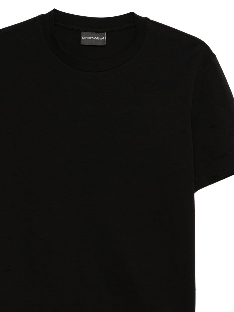 Emporio Armani Logo cotton t-shirt | Urbalenti™ NYC