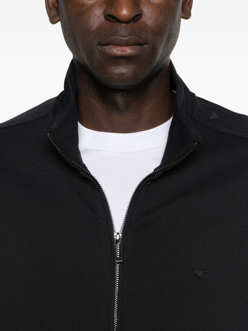 Emporio Armani Cotton zipped sweatshirt | Urbalenti™ NYC