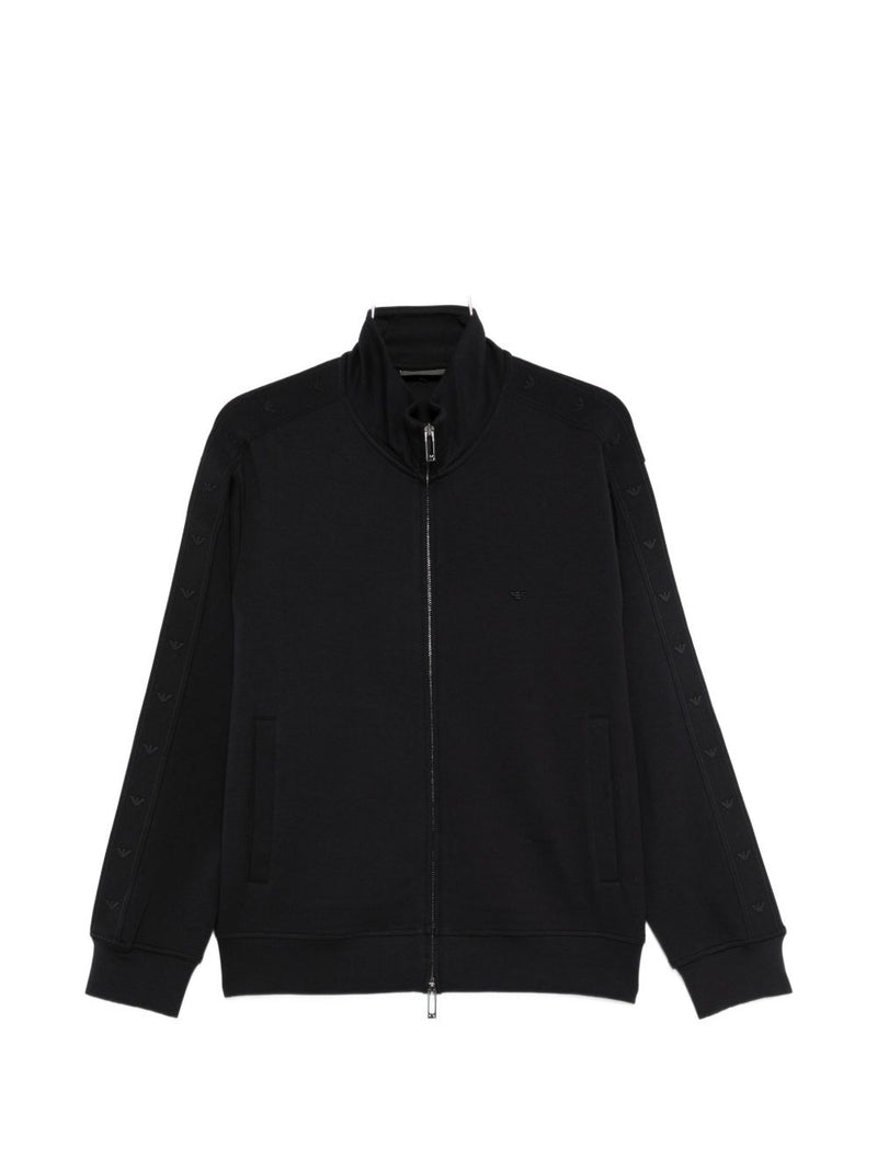 Emporio Armani Cotton zipped sweatshirt | Urbalenti™ NYC