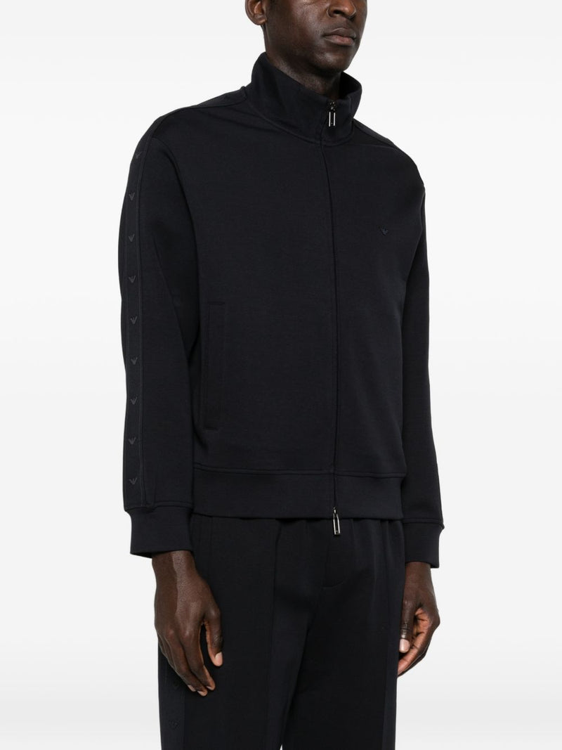 Emporio Armani Cotton zipped sweatshirt | Urbalenti™ NYC