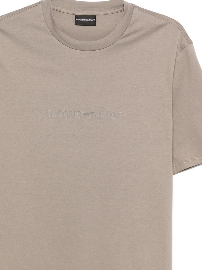 Emporio Armani Logo cotton t-shirt | Urbalenti™ NYC