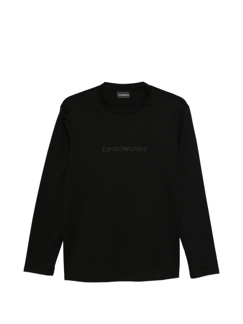 Emporio Armani Logo cotton t-shirt | Urbalenti™ NYC