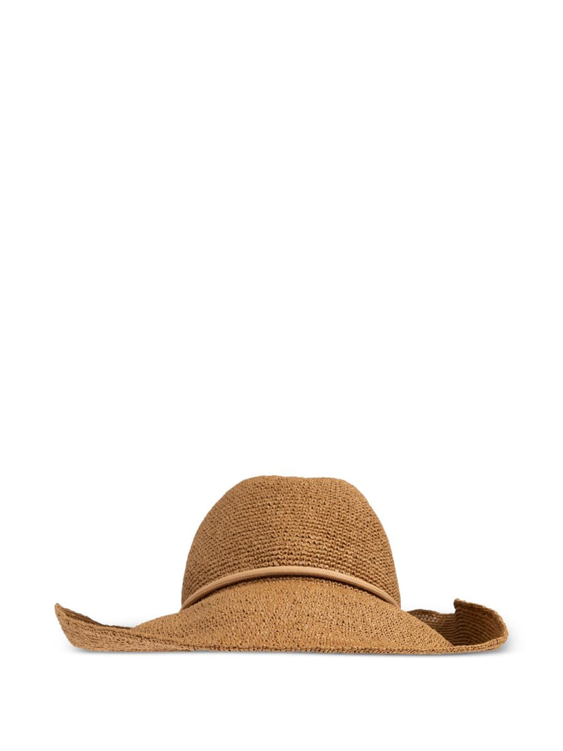 Emporio Armani Woven Papier Hat | Urbalenti™ NYC