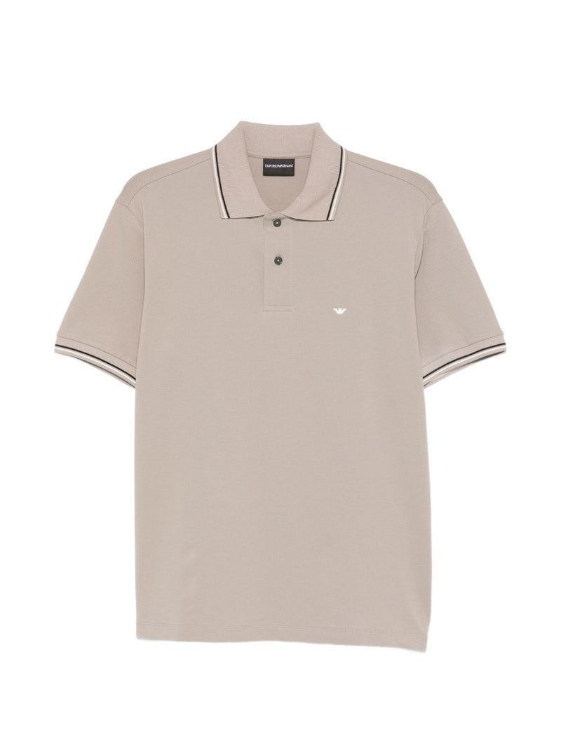 Emporio Armani Emporio Armani Logo cotton polo shirt