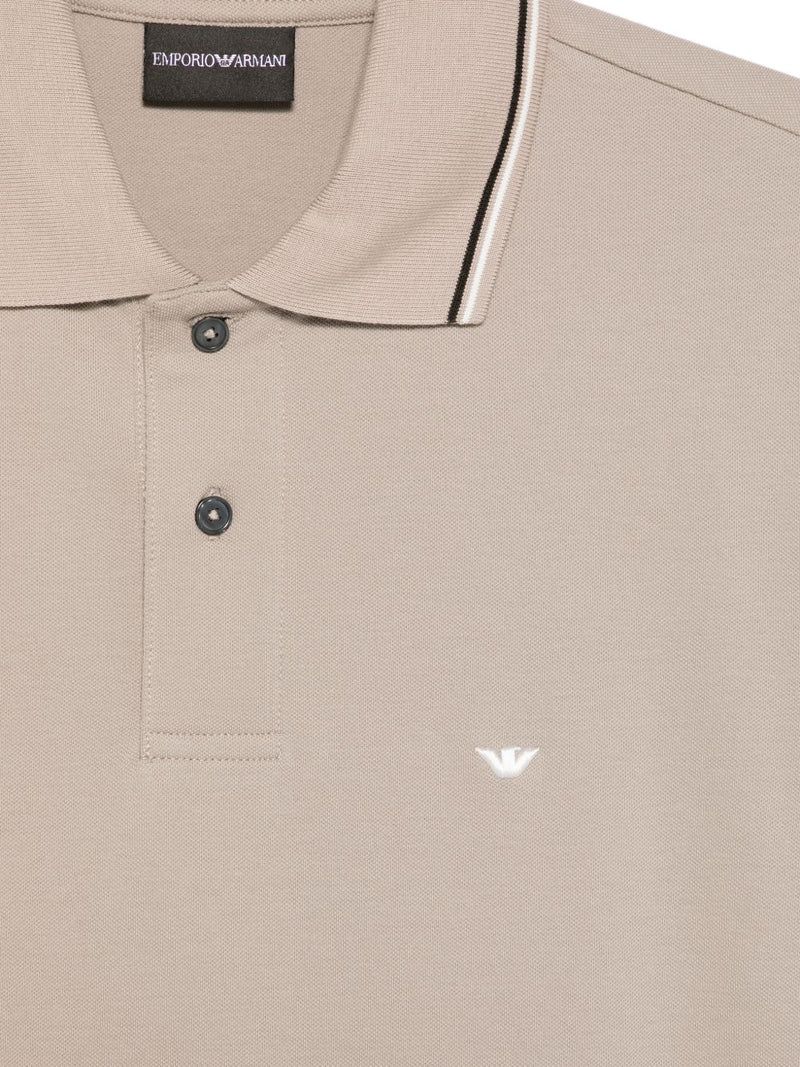 Emporio Armani Emporio Armani Logo cotton polo shirt