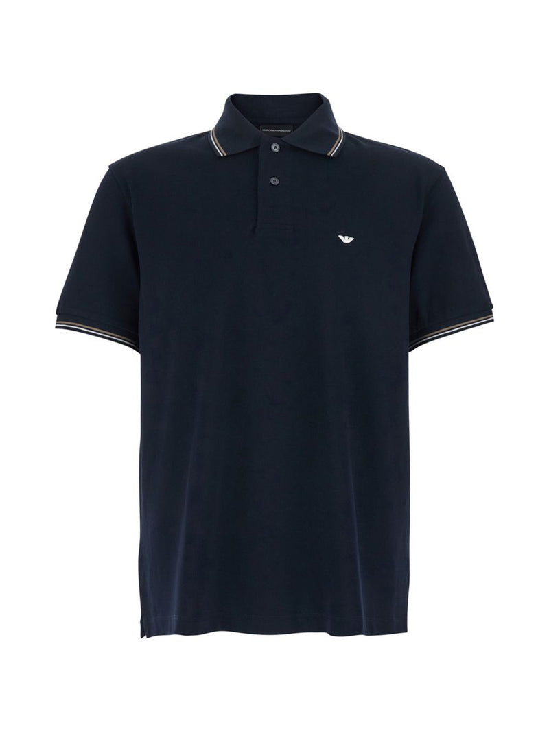Emporio Armani Emporio Armani Logo cotton polo shirt