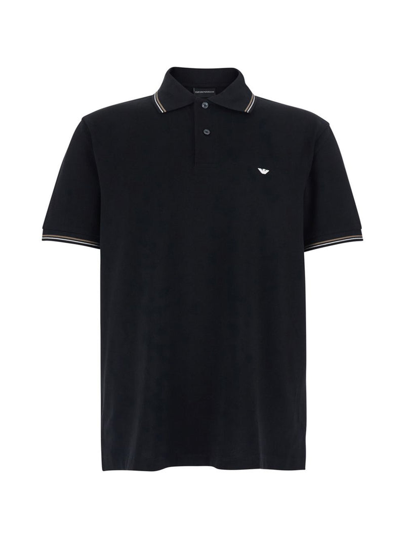 Emporio Armani Emporio Armani Logo cotton polo shirt