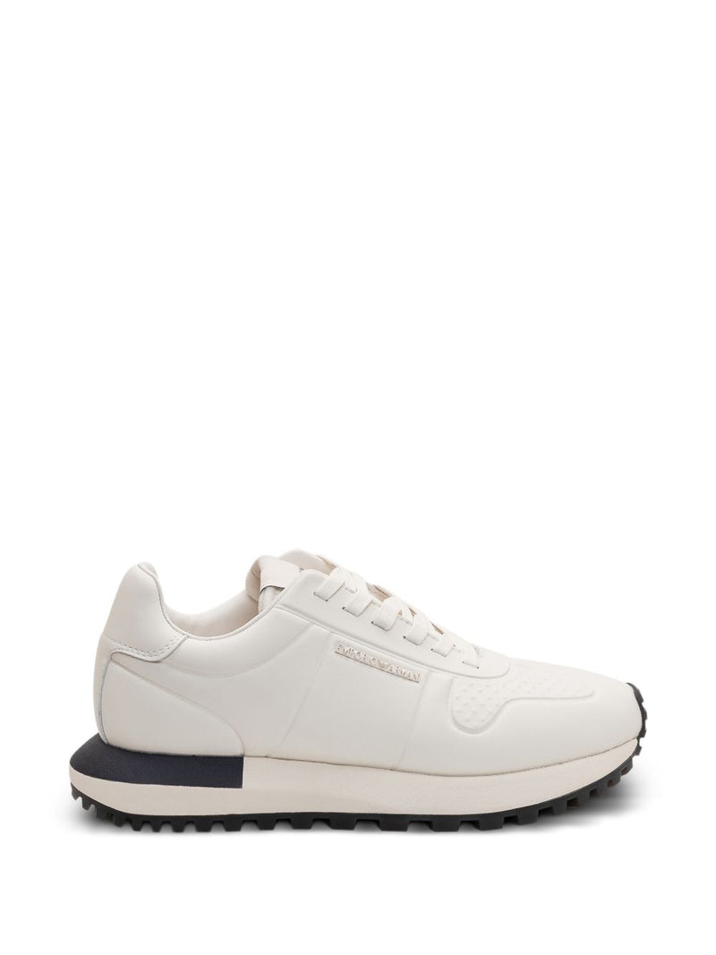 Emporio Armani Emporio Armani Thermoformed Leather sneakers