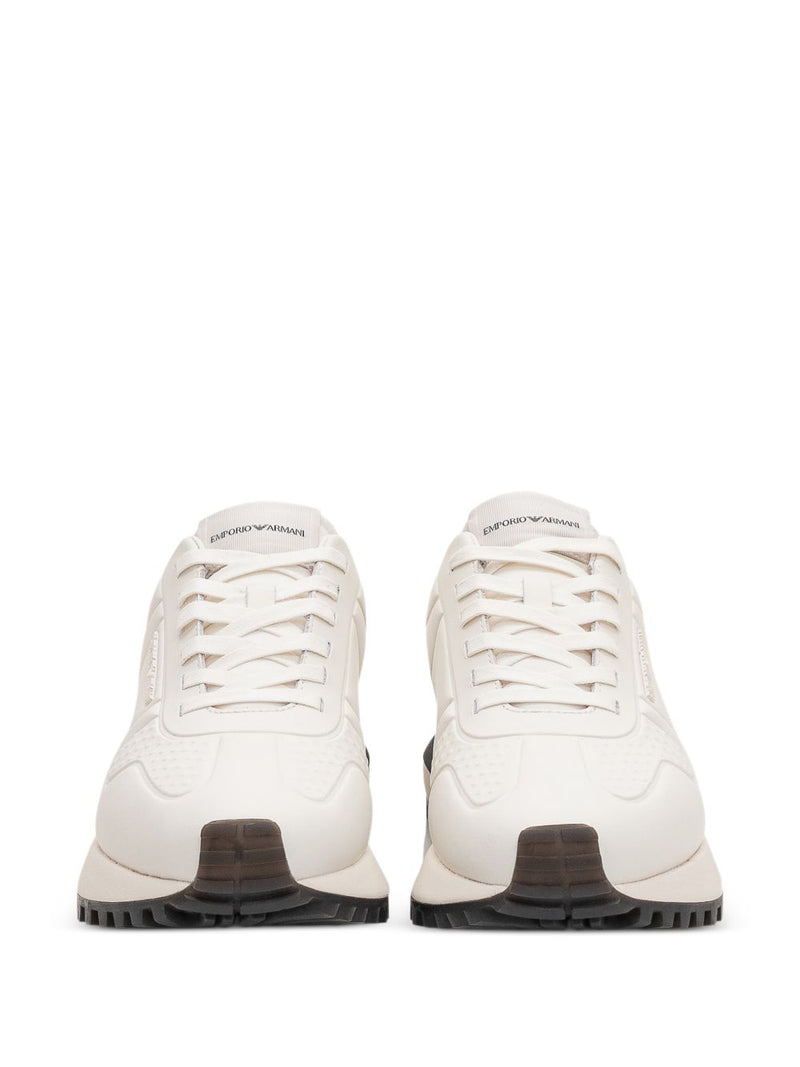 Emporio Armani Emporio Armani Thermoformed Leather sneakers