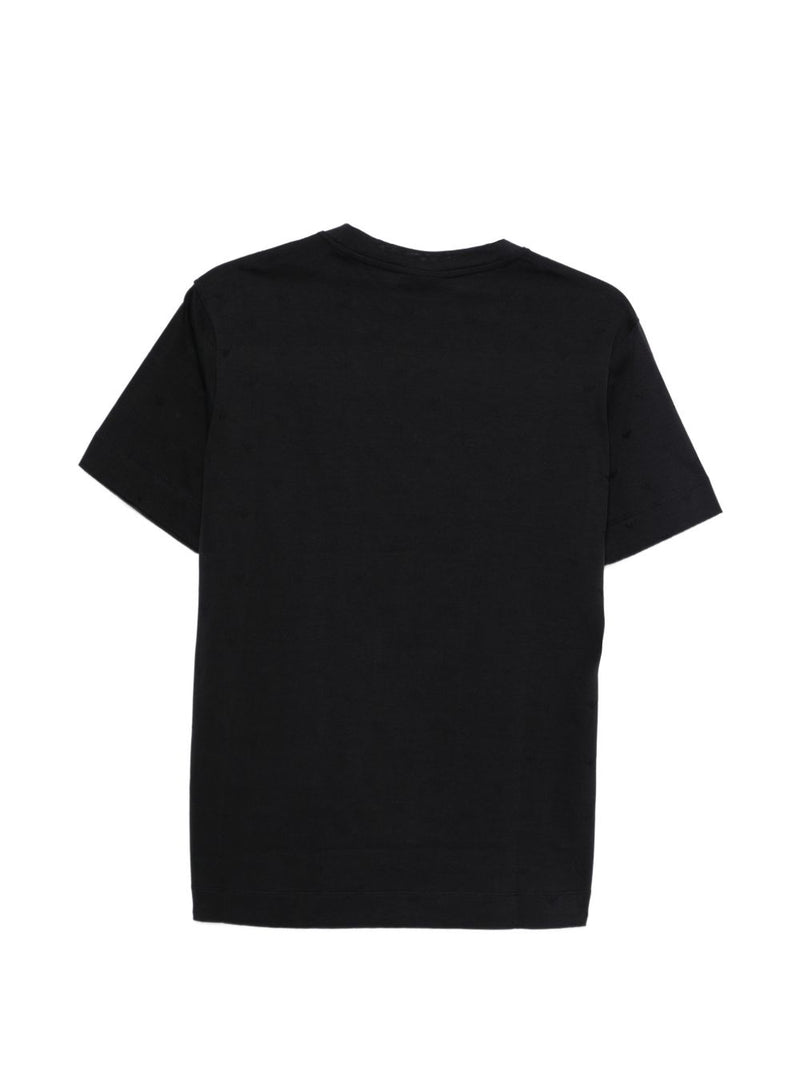 Emporio Armani Logo cotton t-shirt | Urbalenti™ NYC