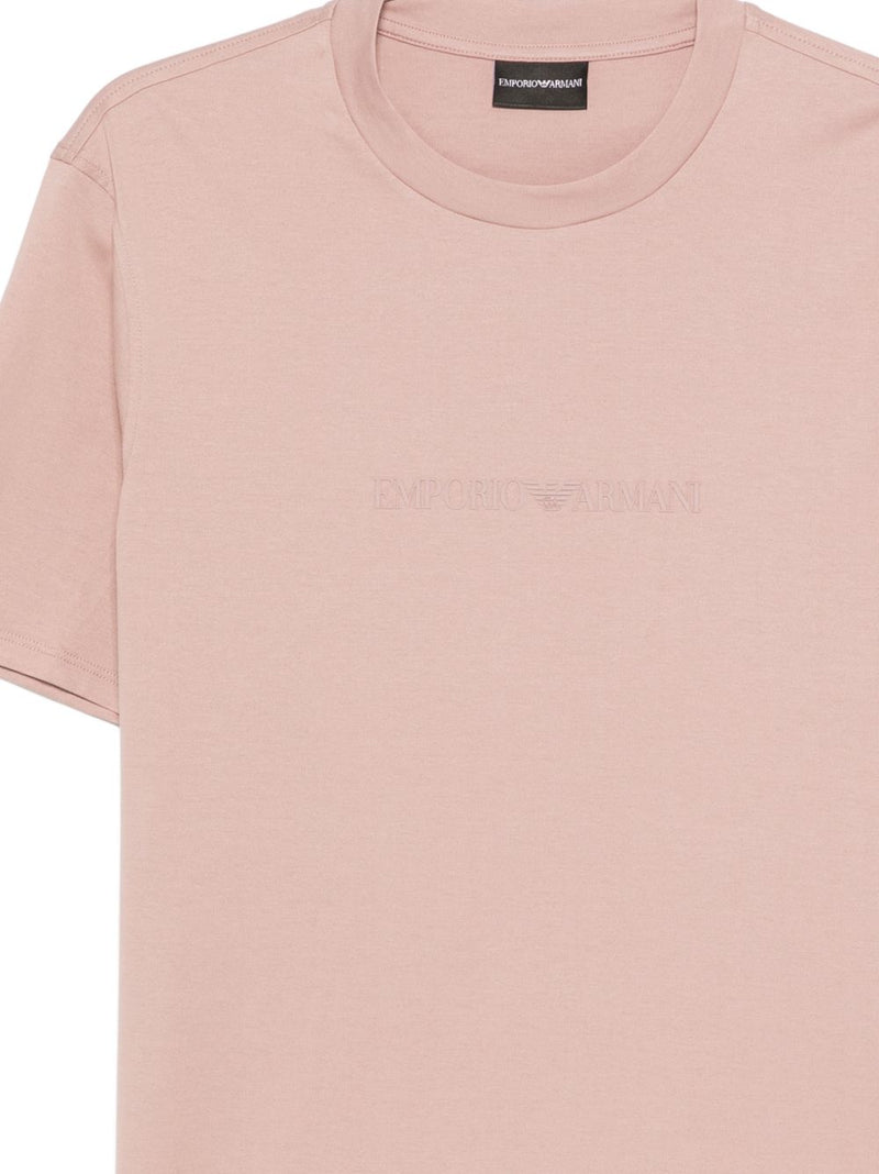 Emporio Armani Logo cotton t-shirt | Urbalenti™ NYC
