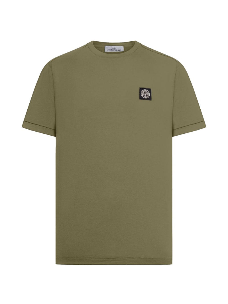 Stone Island Logo cotton t-shirt | Urbalenti™ NYC