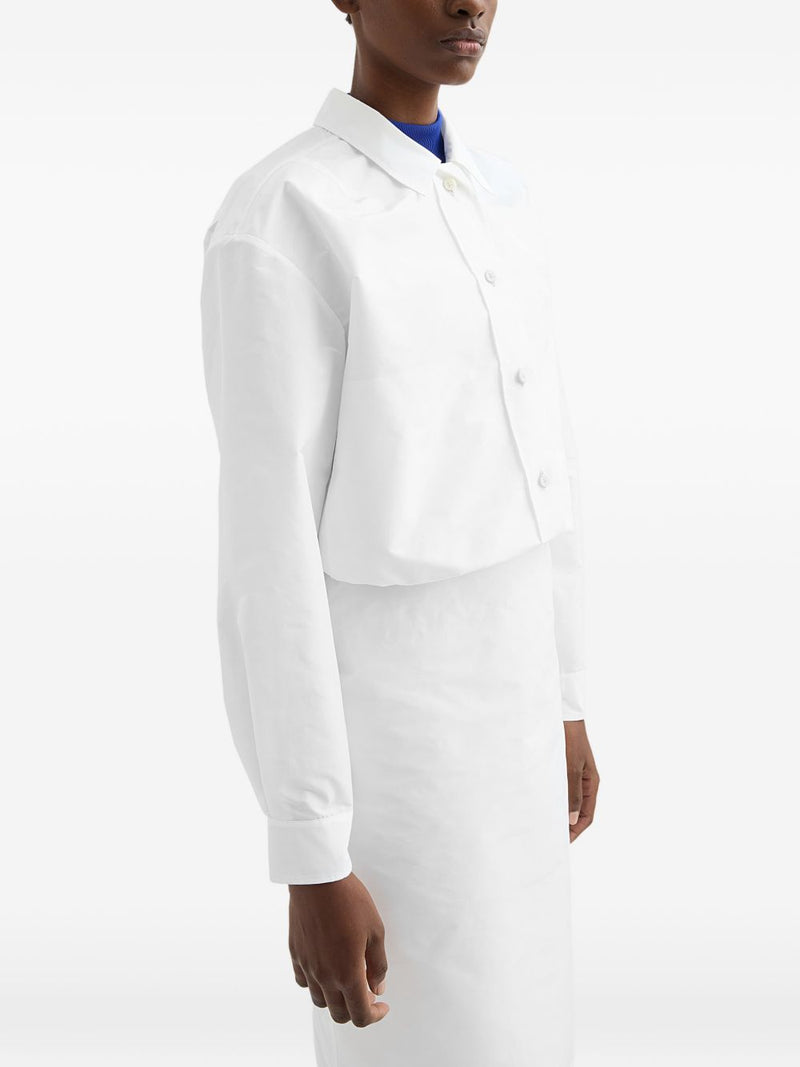 Jil Sander Cropped blouson jacket | Urbalenti™ NYC