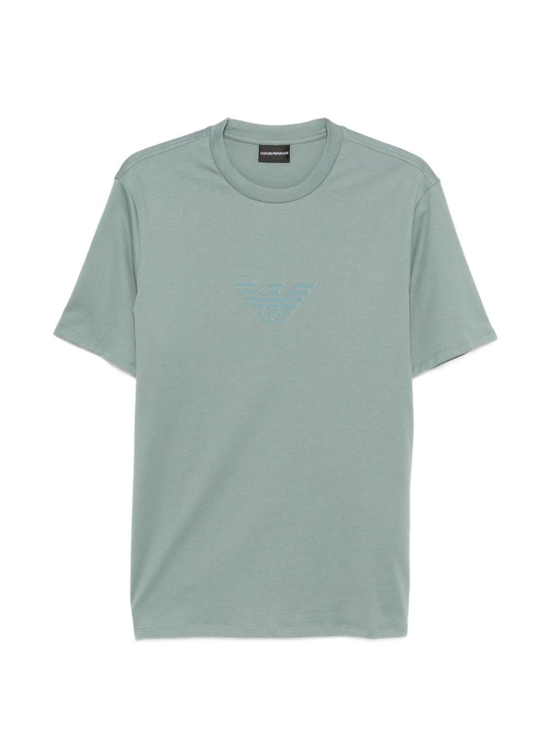 Emporio Armani Logo cotton t-shirt | Urbalenti™ NYC