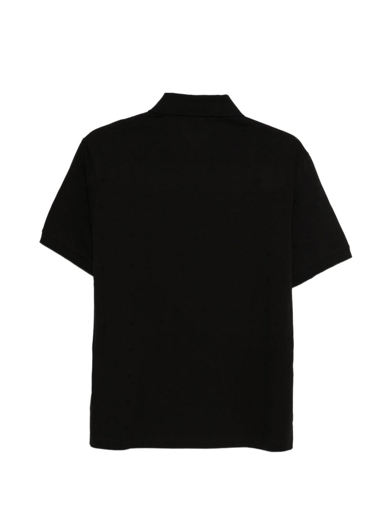 Emporio Armani Logo cotton polo shirt | Urbalenti™ NYC