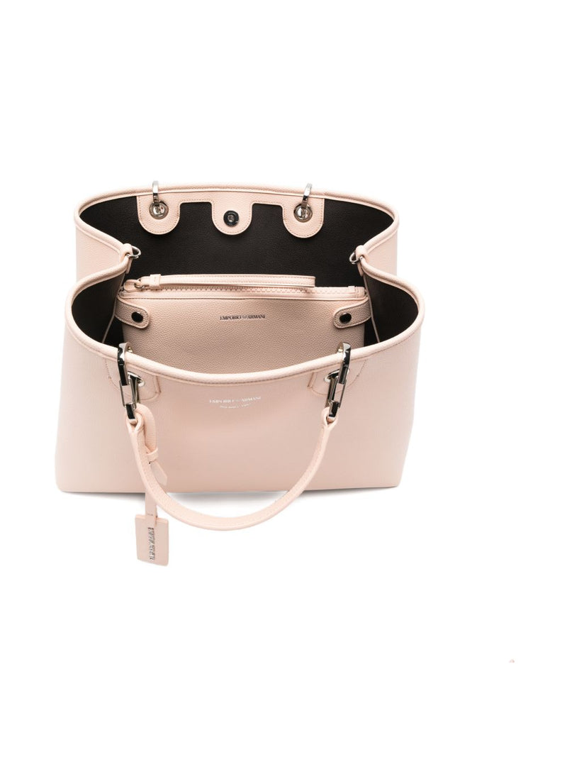 Emporio Armani Myea Medium Shopper With Deer Print | Urbalenti™ NYC