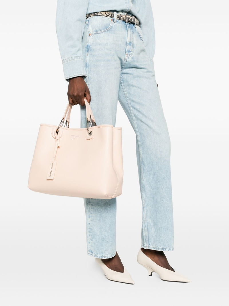 Emporio Armani Myea Medium Shopper With Deer Print | Urbalenti™ NYC