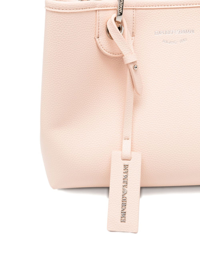 Emporio Armani Small Myea Shopper Bag With Deer Print | Urbalenti™ NYC
