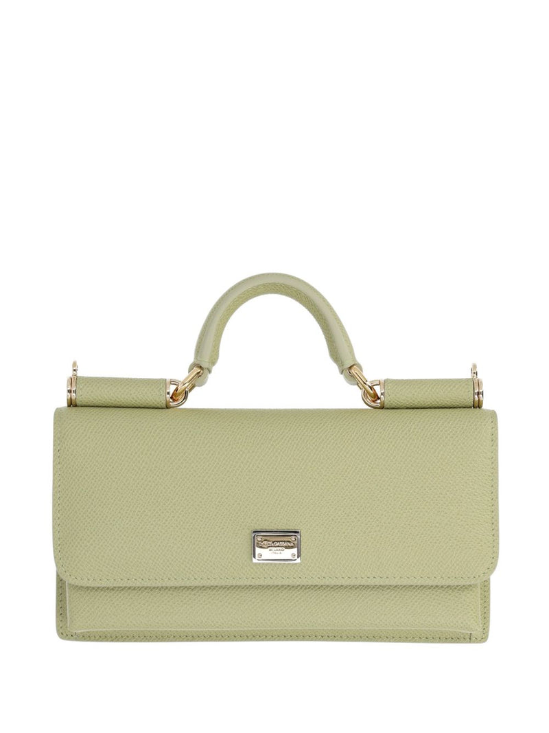 Dolce & Gabbana Dolce & Gabbana Dauphine Calfskin Micro Phone Bag