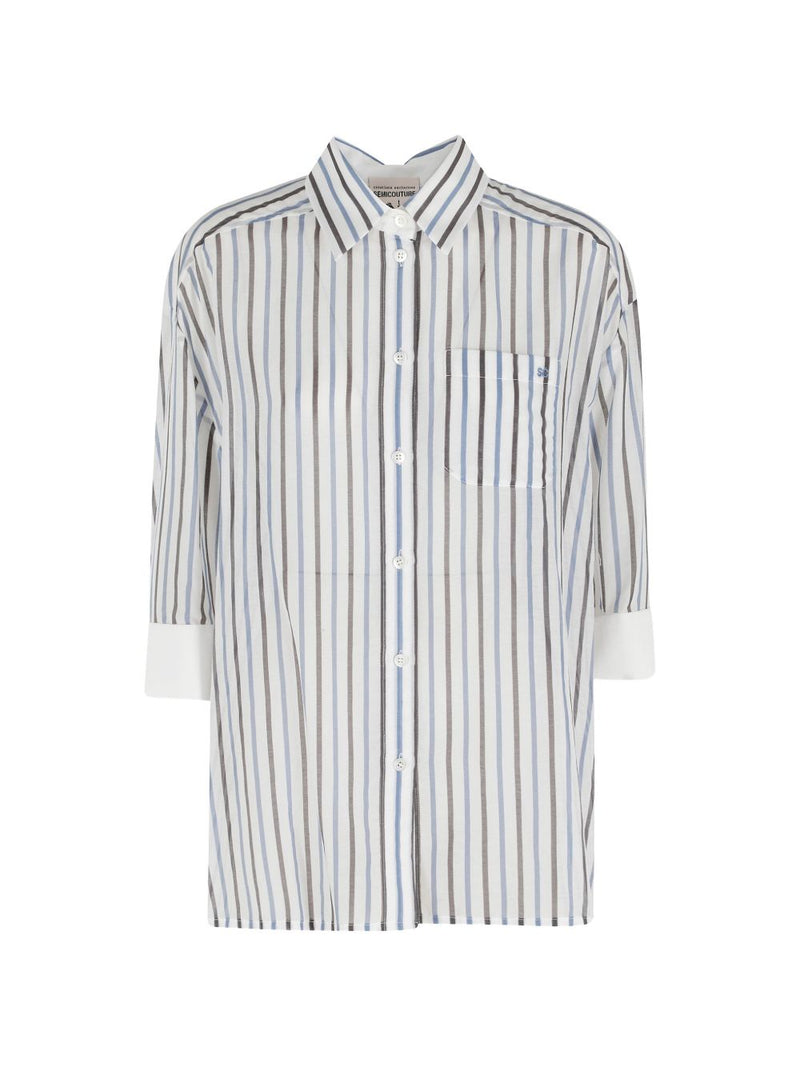 Semicouture Semicouture Gracia striped cotton shirt