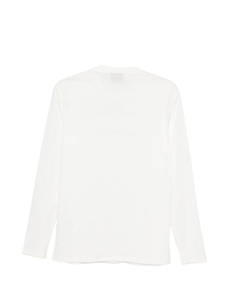 Emporio Armani Logo cotton t-shirt | Urbalenti™ NYC