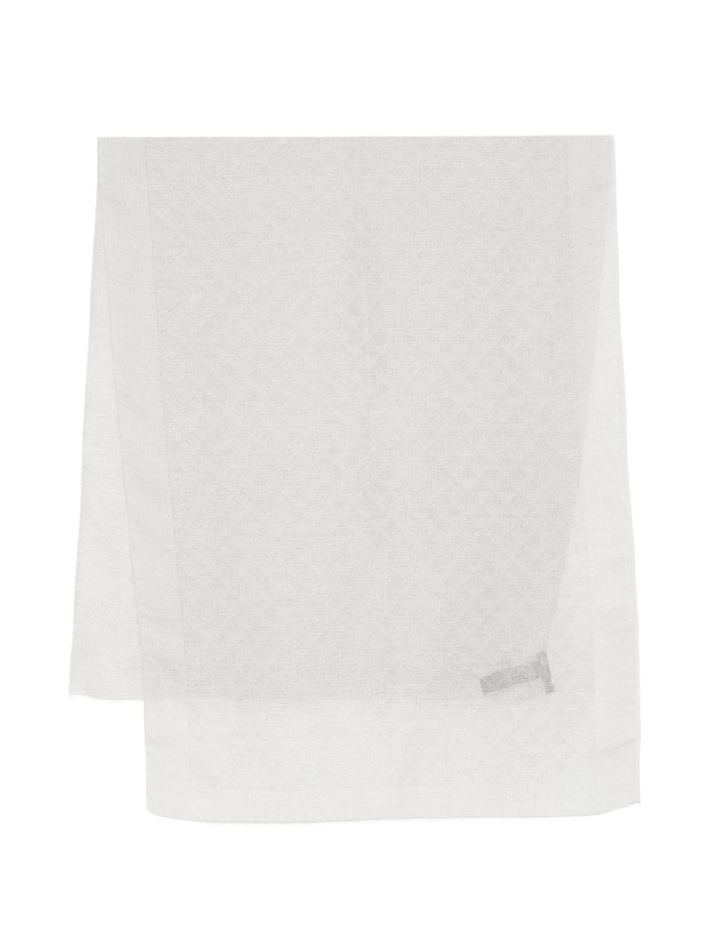 Emporio Armani Jacquard Logo Scarf | Urbalenti™ NYC