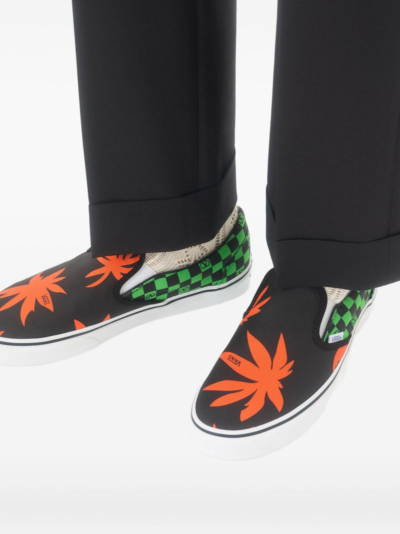 VALENTINO GARAVANI X VANS Classic Slip-On Shoes - Black Print | Urbalent... | Urbalenti™ NYC