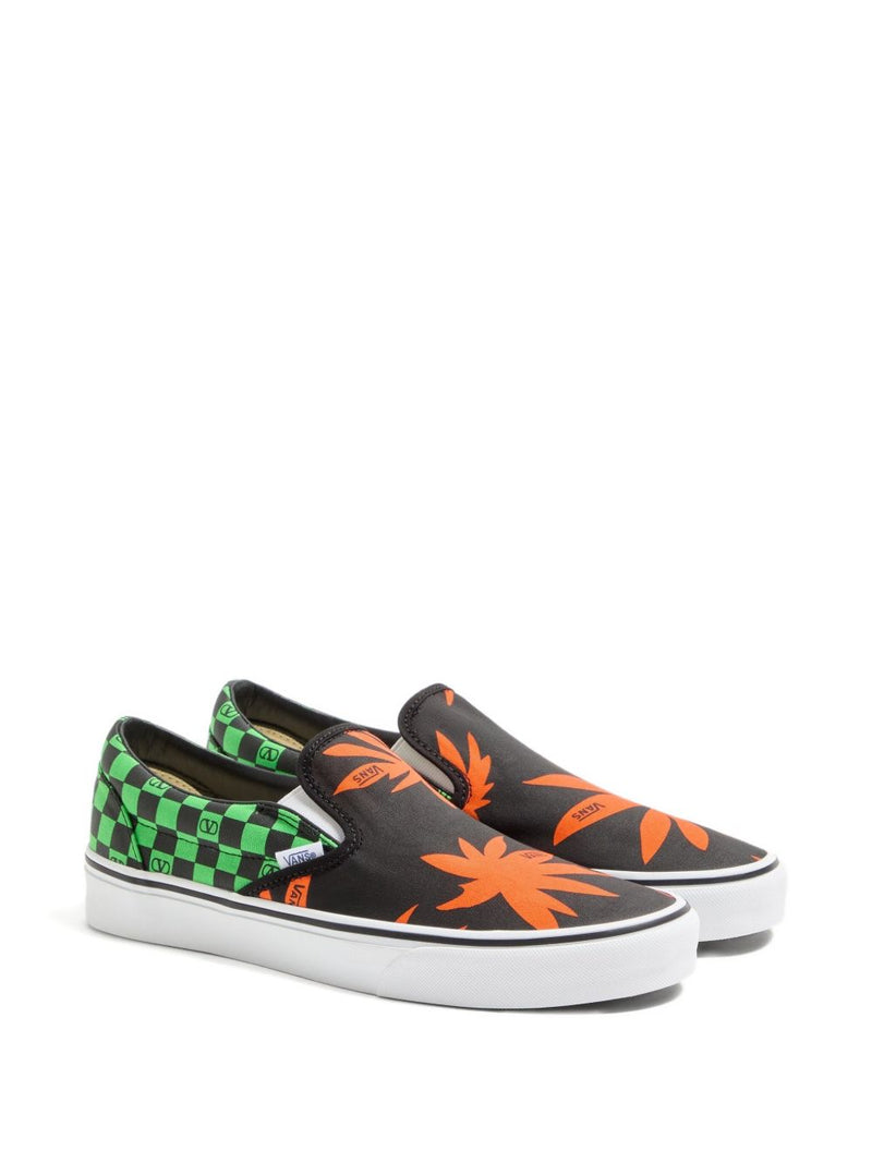 VALENTINO GARAVANI X VANS Classic Slip-On Shoes - Black Print | Urbalent... | Urbalenti™ NYC