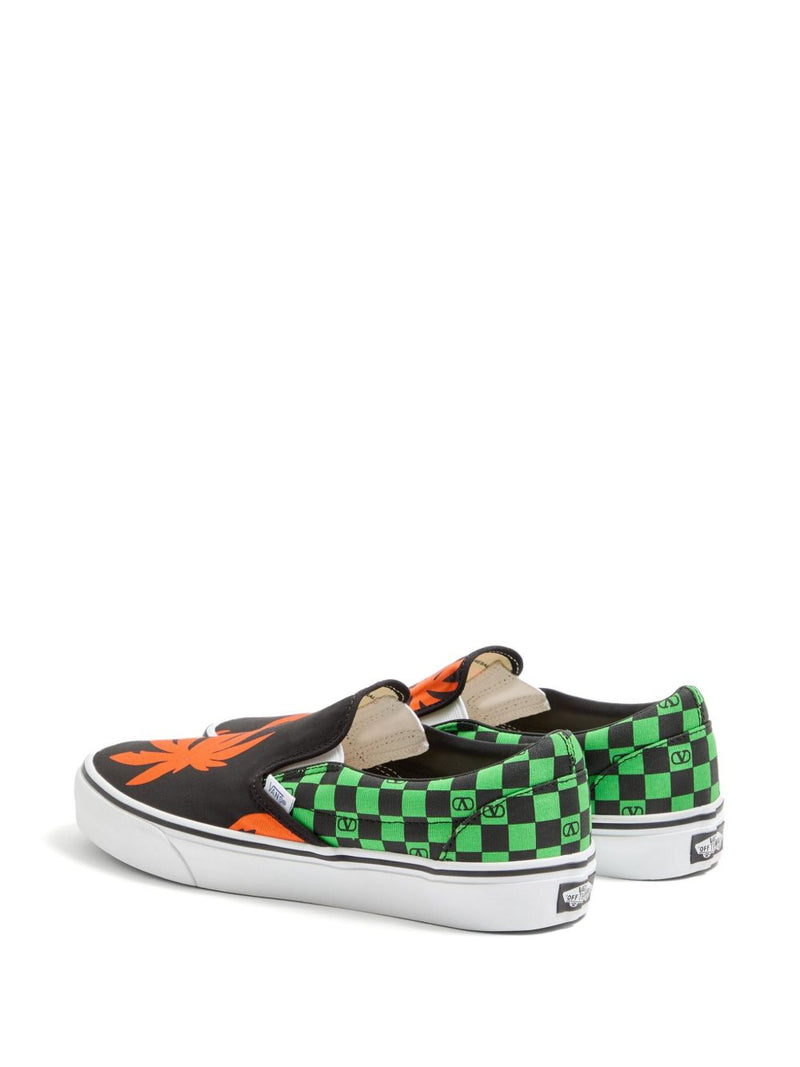 VALENTINO GARAVANI X VANS Classic Slip-On Shoes - Black Print | Urbalent... | Urbalenti™ NYC