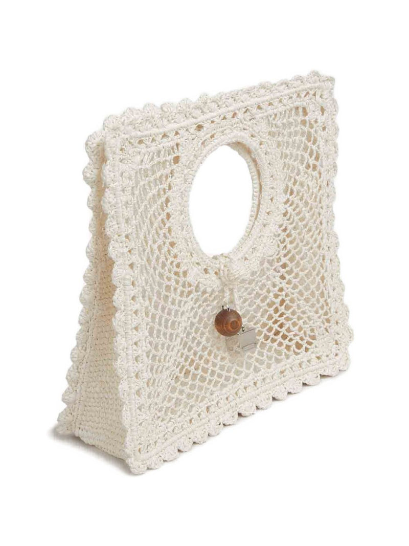 JACQUEMUS The Spiaggia Small Square Bag | Urbalenti™ NYC