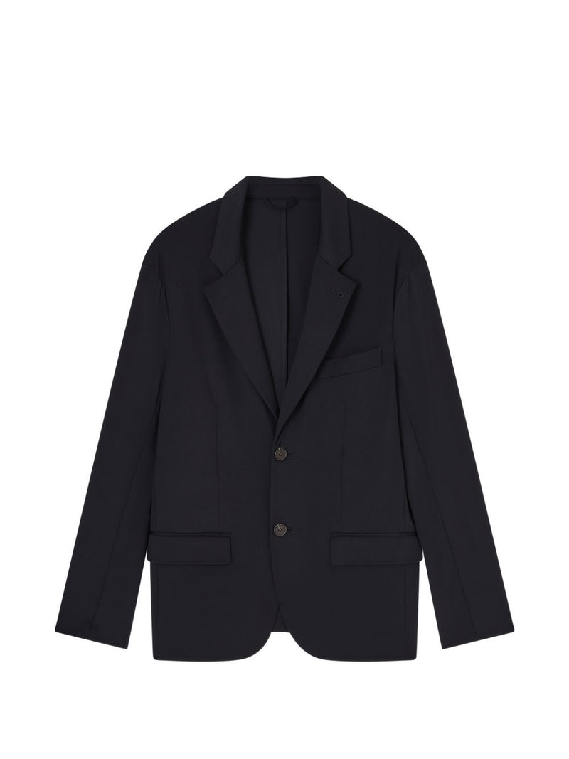 Emporio Armani Nylon single-breasted blazer | Urbalenti™ NYC