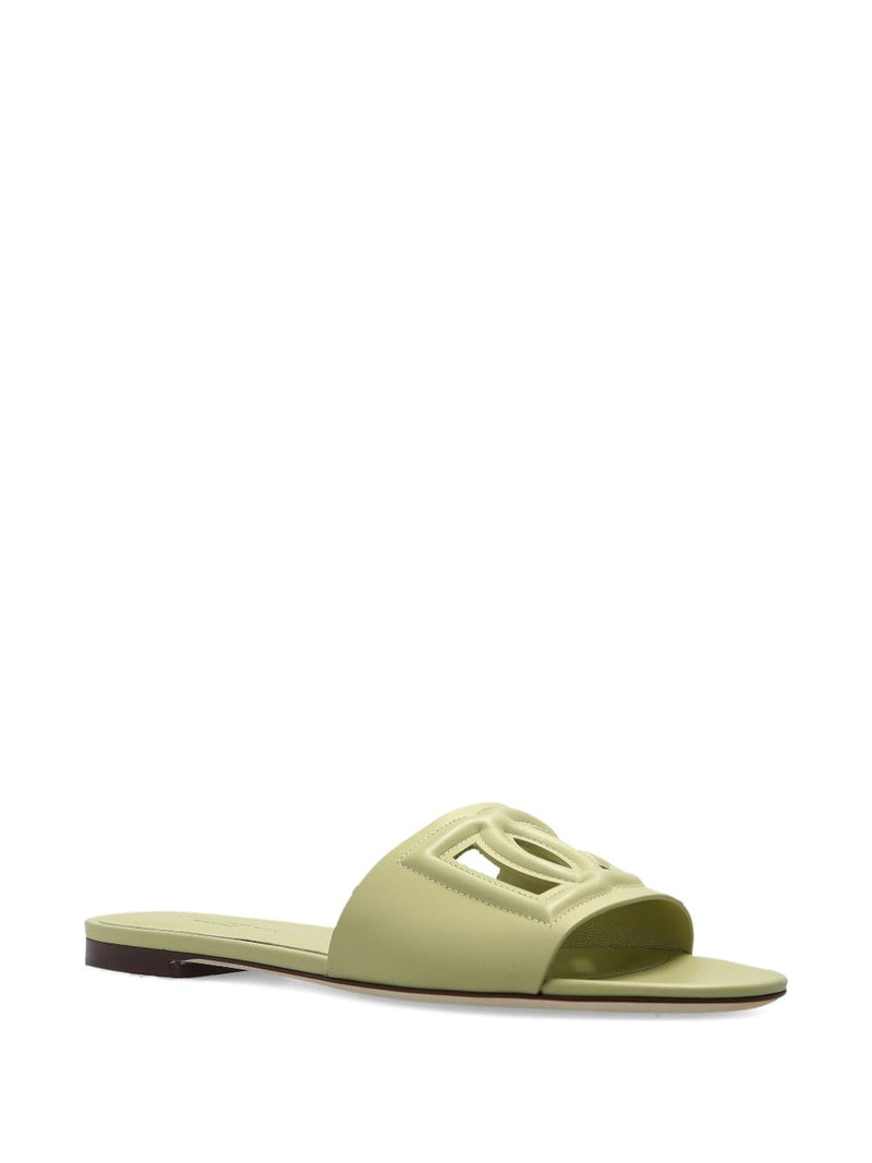 Dolce & Gabbana Calfskin slides | Urbalenti™ NYC