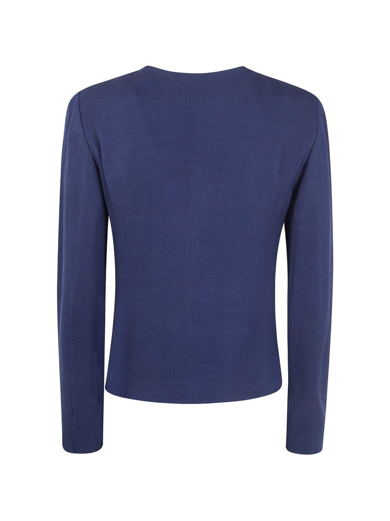 Emporio Armani Ruffled jacket | Urbalenti™ NYC