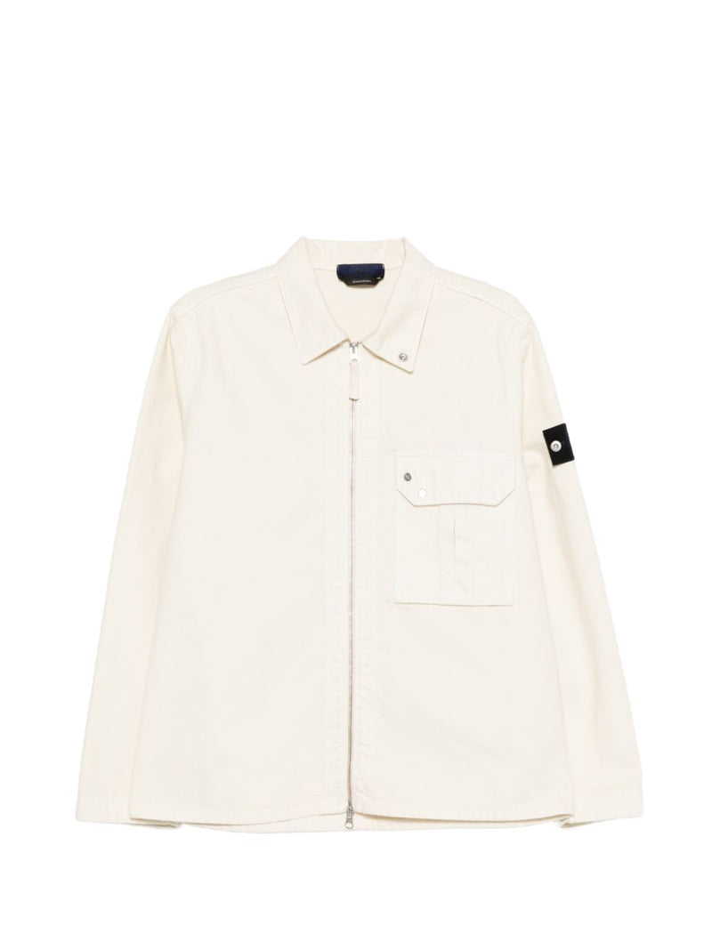 Stone Island Stone Island Compass badge Logo cotton jacket