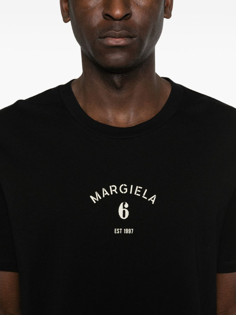 MM6 Maison Margiela Logo cotton t-shirt Variant 5 | Urbalenti™ NYC