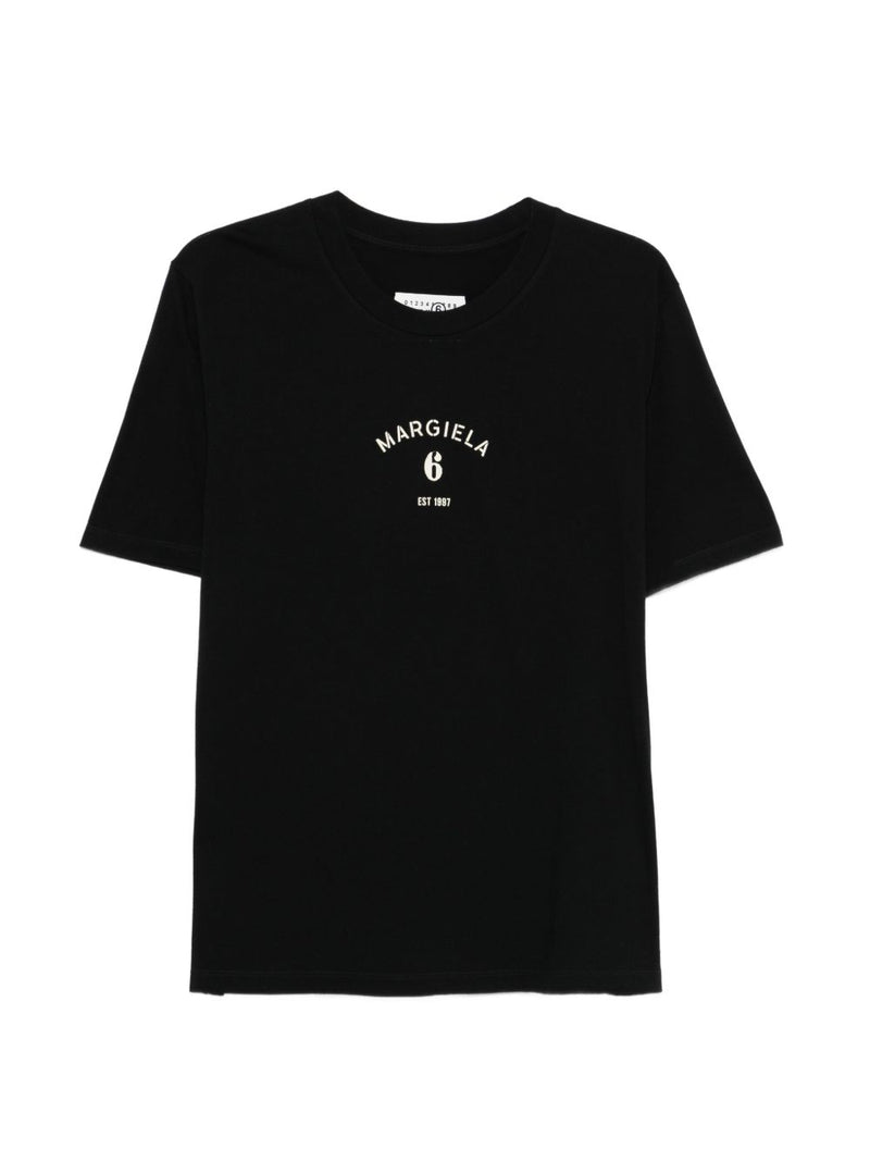 MM6 Maison Margiela Logo cotton t-shirt Variant 5 | Urbalenti™ NYC