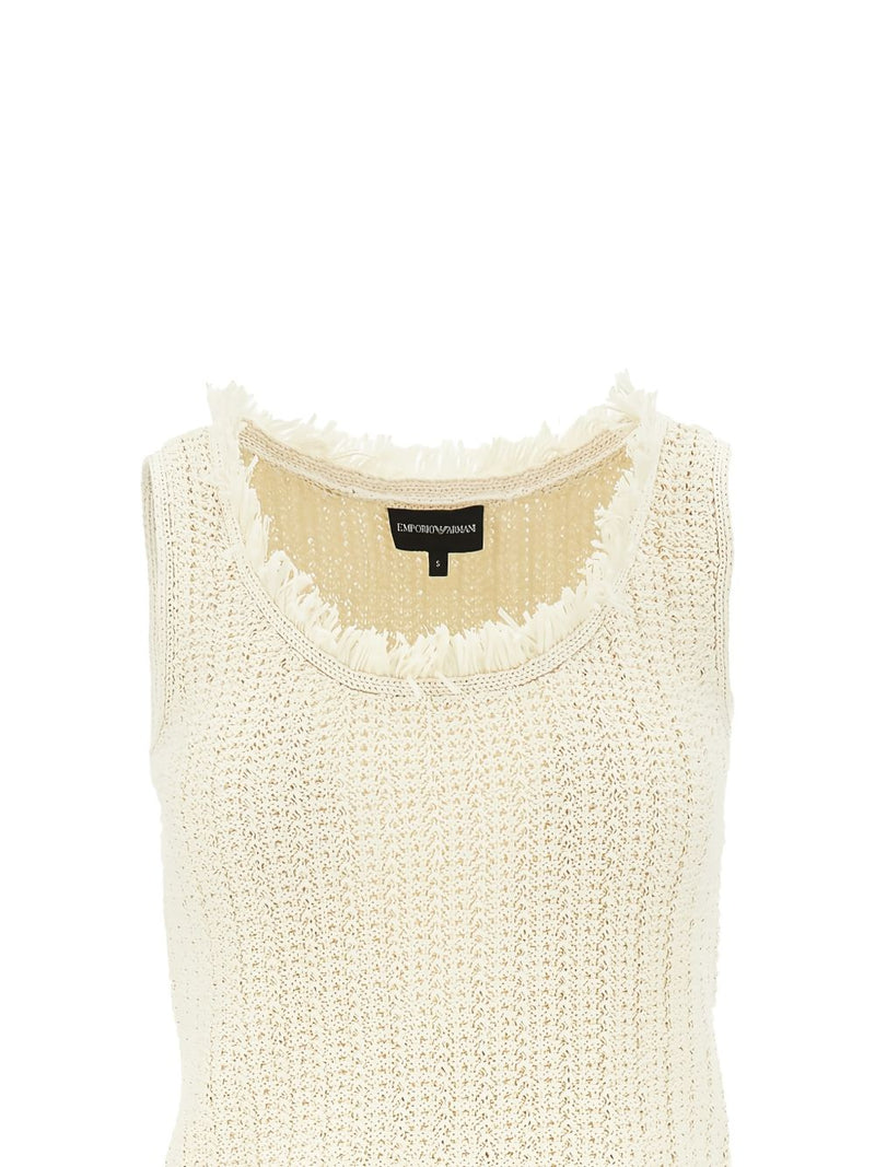 Emporio Armani Cotton blend tank top | Urbalenti™ NYC