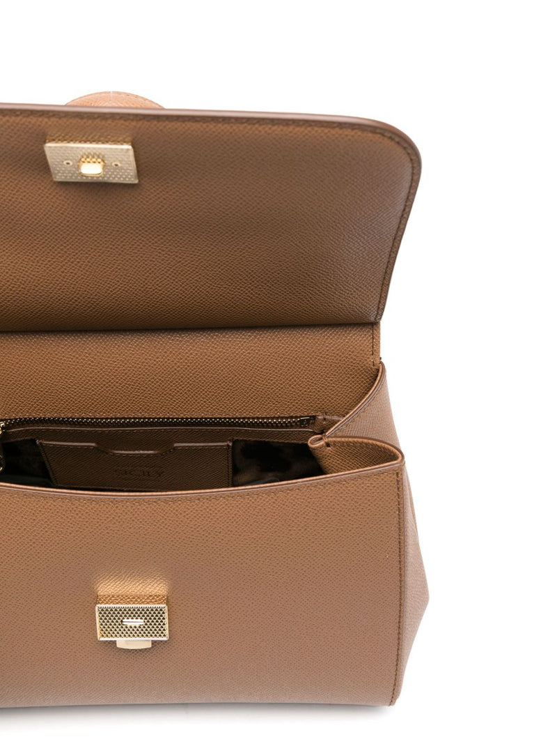 Dolce & Gabbana Dolce & Gabbana Sicily Large Handbag In Dauphine Calfskin
