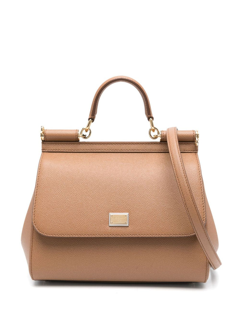 Dolce & Gabbana Dolce & Gabbana Sicily Large Handbag In Dauphine Calfskin