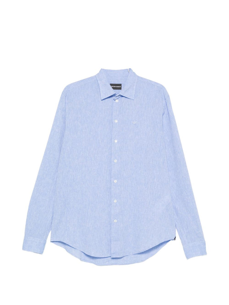Emporio Armani Emporio Armani Linen blend shirt
