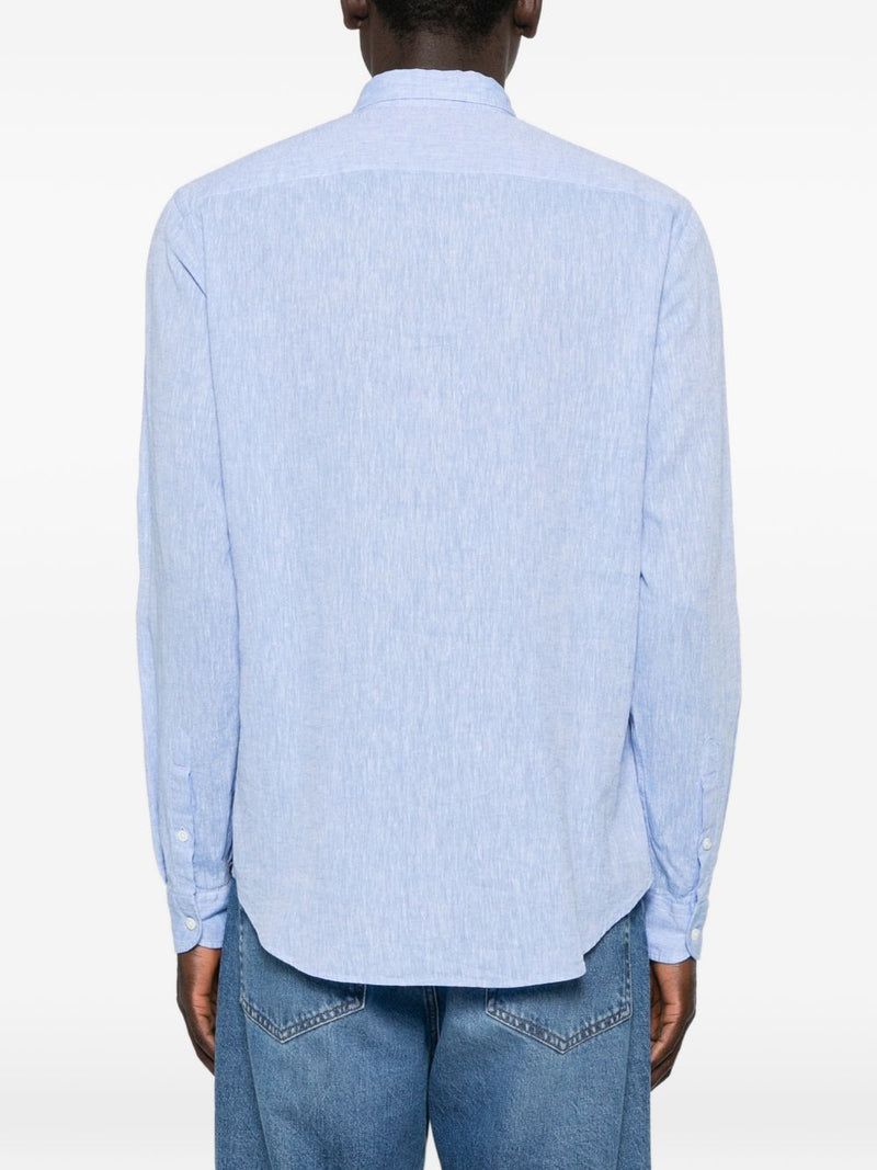 Emporio Armani Linen blend shirt | Urbalenti™ NYC