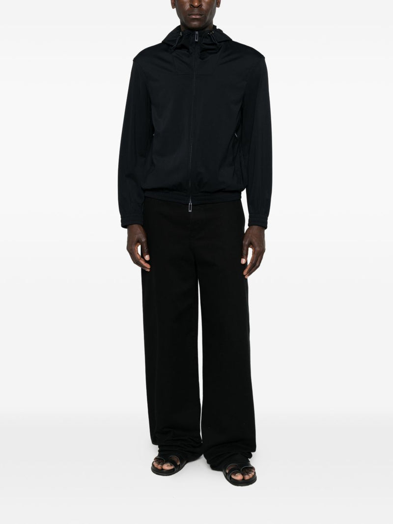 Emporio Armani Nylon hooded jacket | Urbalenti™ NYC