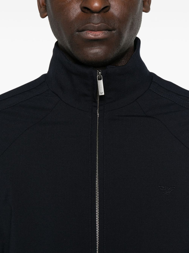 Emporio Armani Wool blend bomber jacket | Urbalenti™ NYC