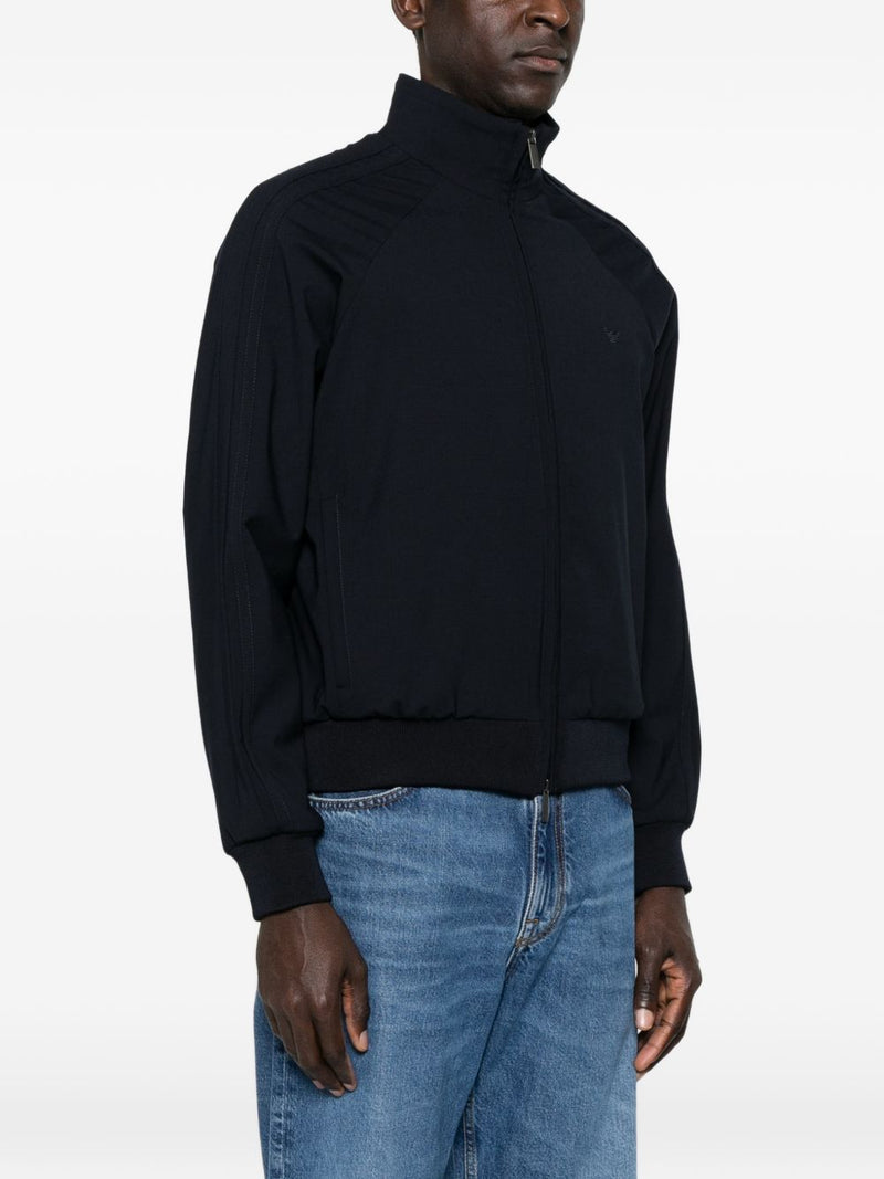 Emporio Armani Wool blend bomber jacket | Urbalenti™ NYC