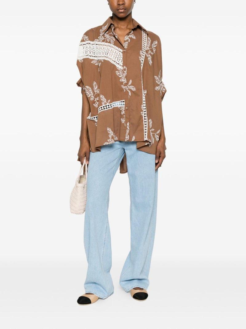 BYE Bye Printed cotton shirt